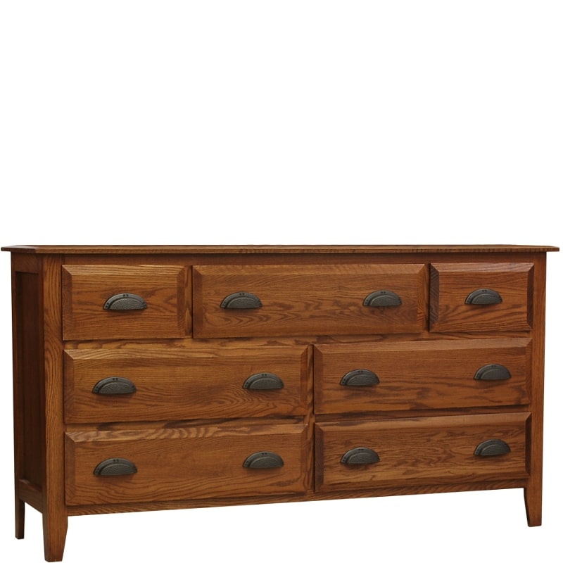 The Summit Collection 7-Drawer Dresser by Wolfcraft Furniture