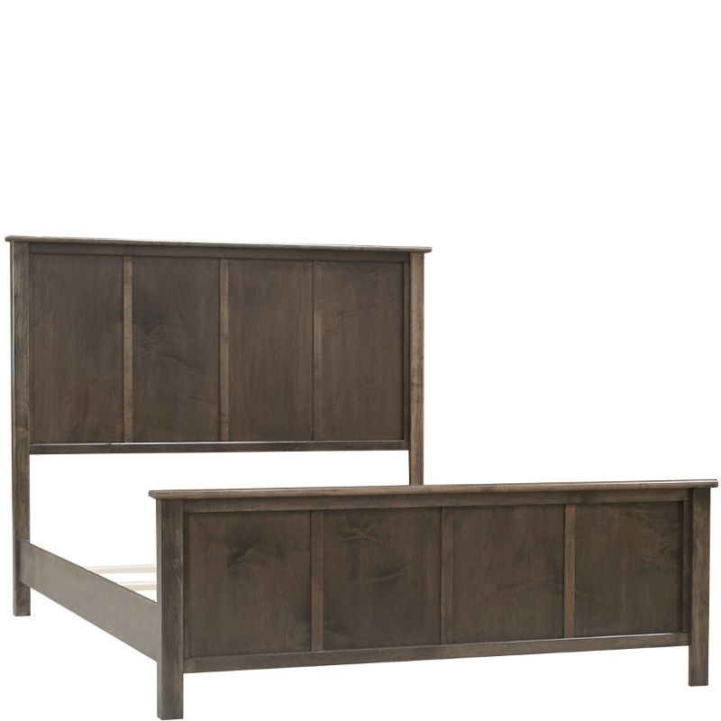 The Vesper Collection Queen Master Panel Bed by Wolfcraft Furniture