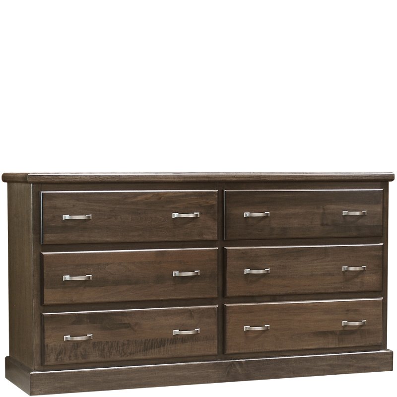 The Vesper Collection 6-Drawer Dresser by Wolfcraft Furniture