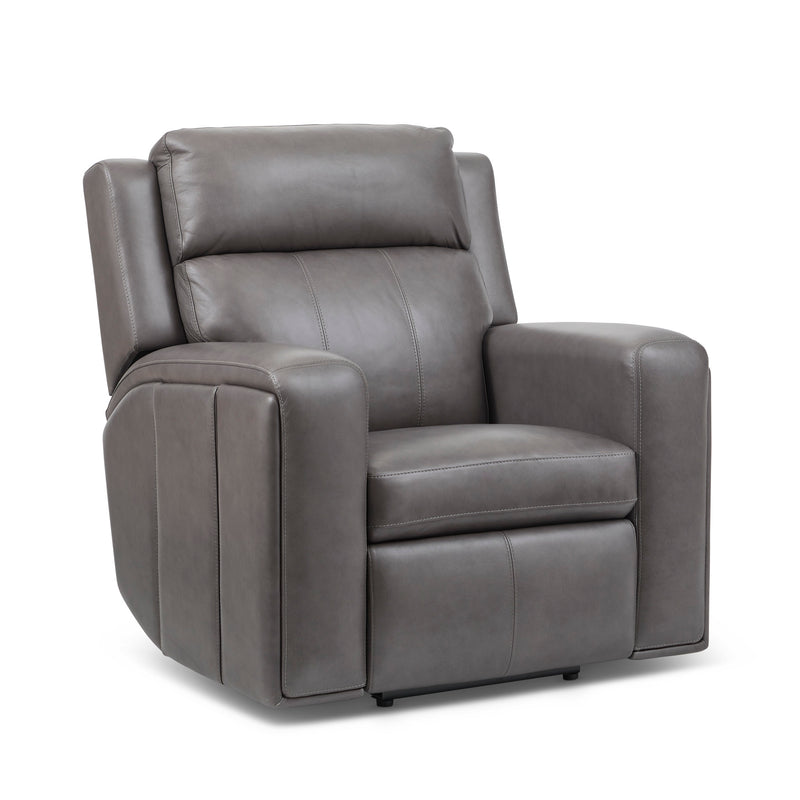 Wyatt Leather Power Recliner with Power Headrest & Lumbar by Flexsteel