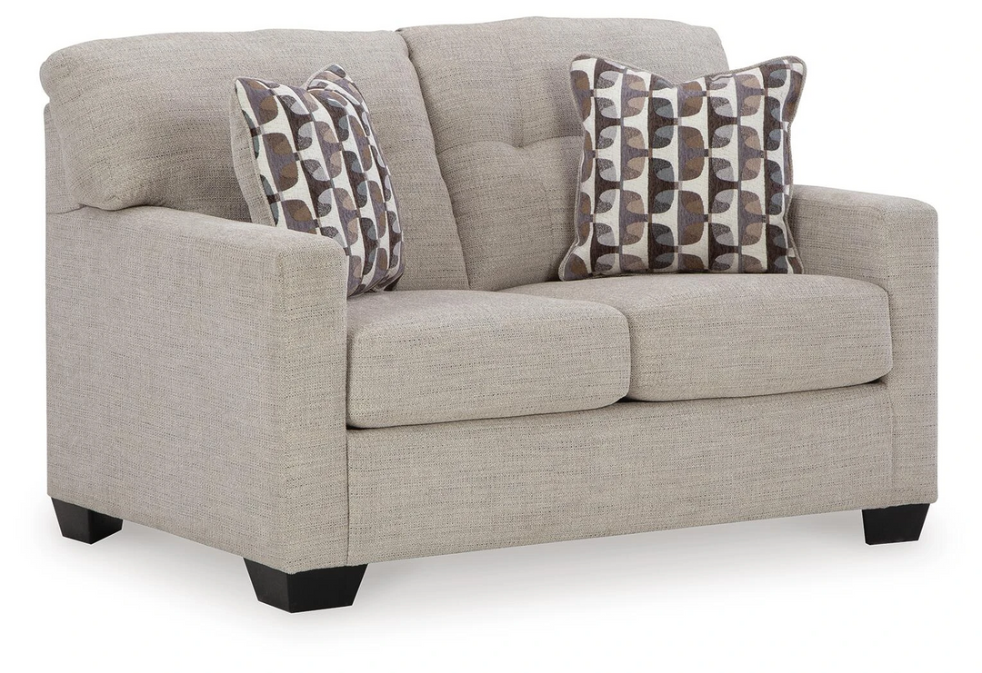 Mahoney Loveseat in Pebble Color by Ashley