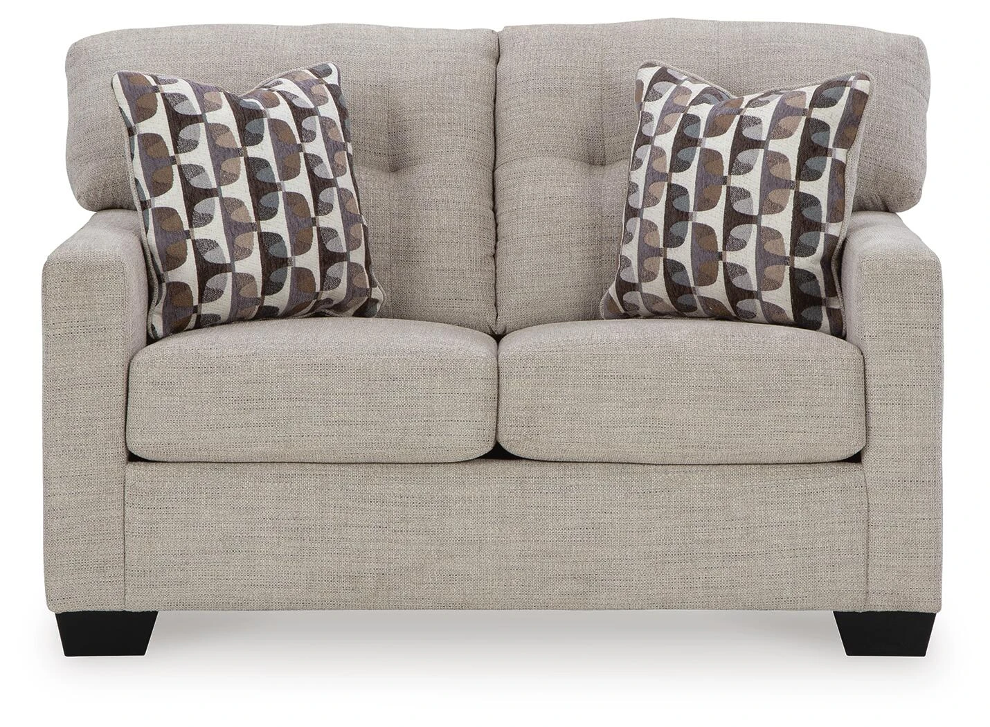 Mahoney Loveseat in Pebble Color by Ashley