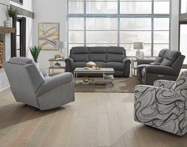 Bellingham Loveseat with Power Console  by Southern Motion