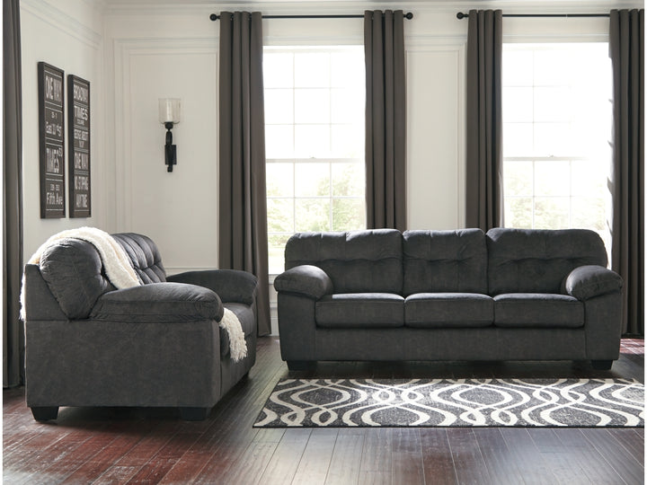 Accrington Loveseat in Granite by Ashley