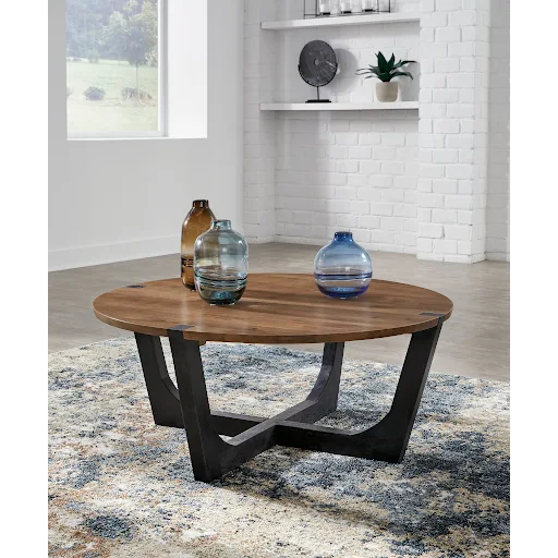 Hanneforth Round Cocktail Table by Ashley