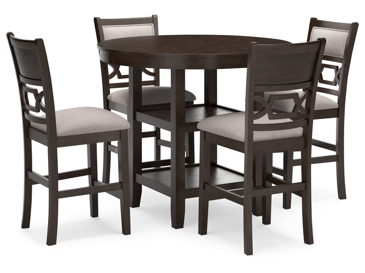 Langwest Counter Height Dining Table with 4 Stools by Ashley