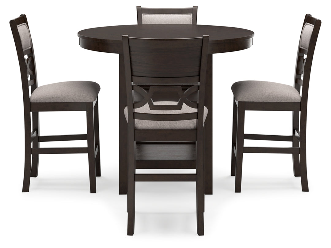 Langwest Counter Height Dining Table with 4 Stools by Ashley