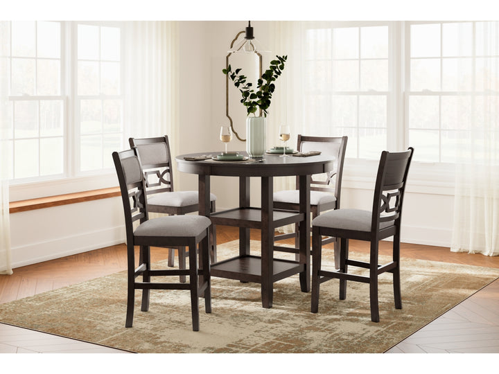 Langwest Counter Height Dining Table with 4 Stools by Ashley