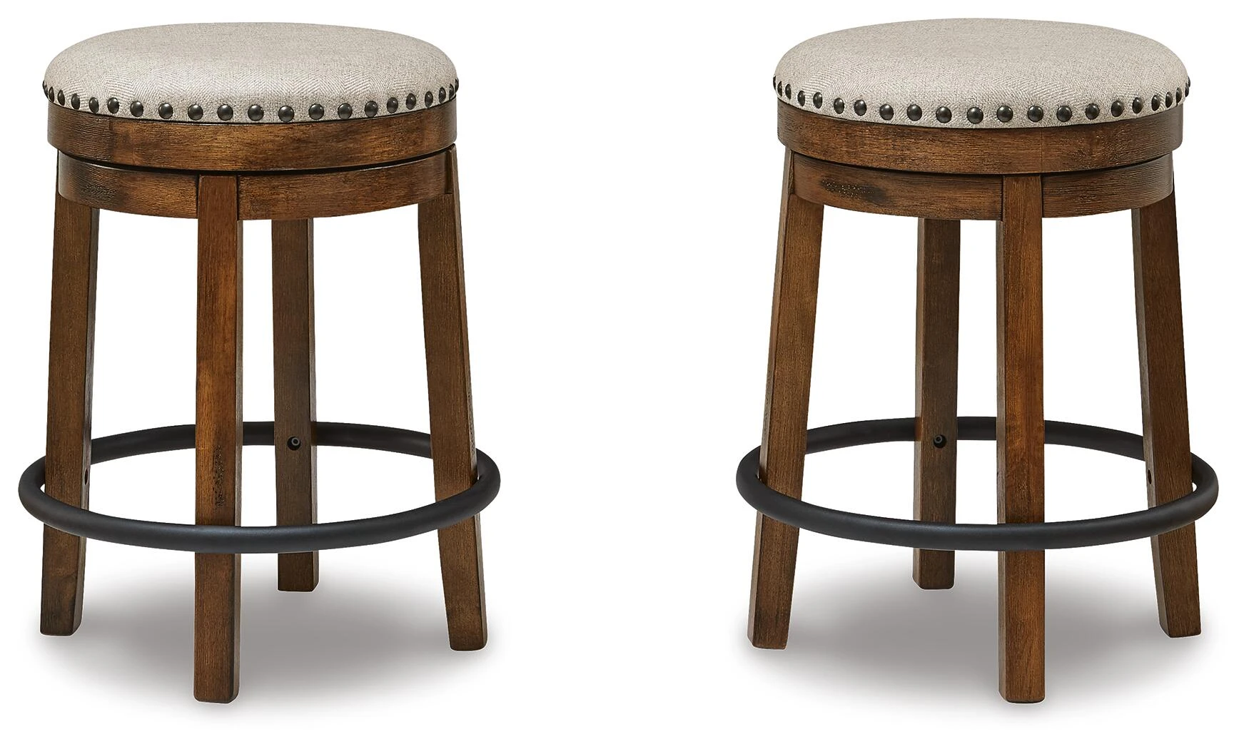 Valebeck Counter Height Upholstered Backless Bar Stool by Ashley
