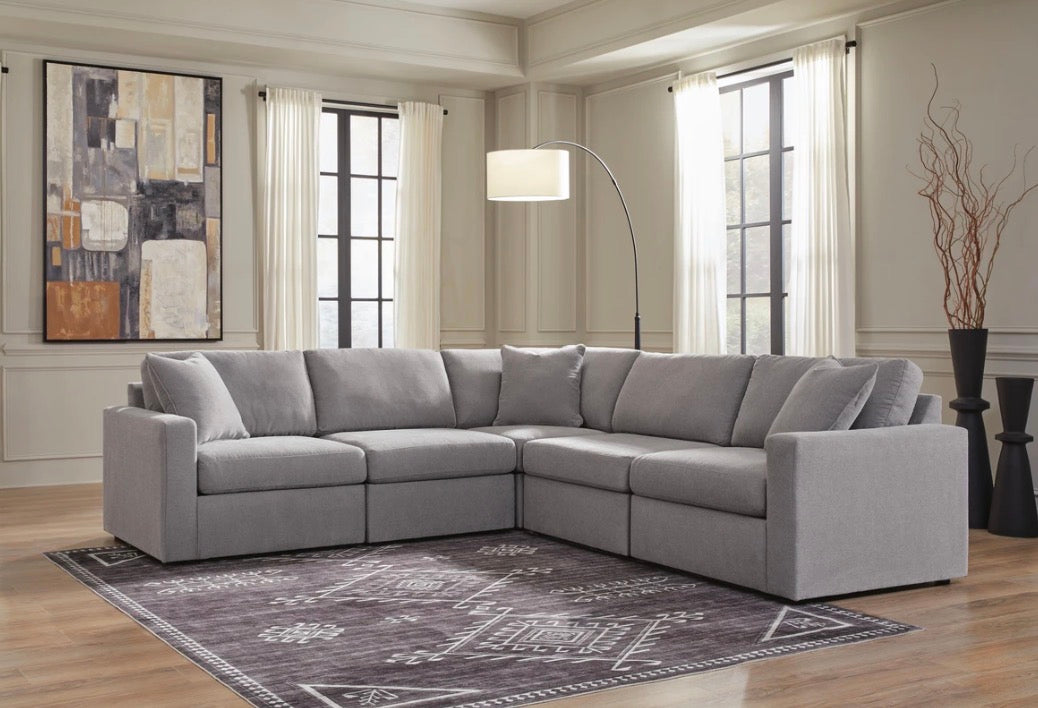 Modmax 5-Piece Next-Gen Nuvella™ Performance Fabric Modular Sectional by Ashley