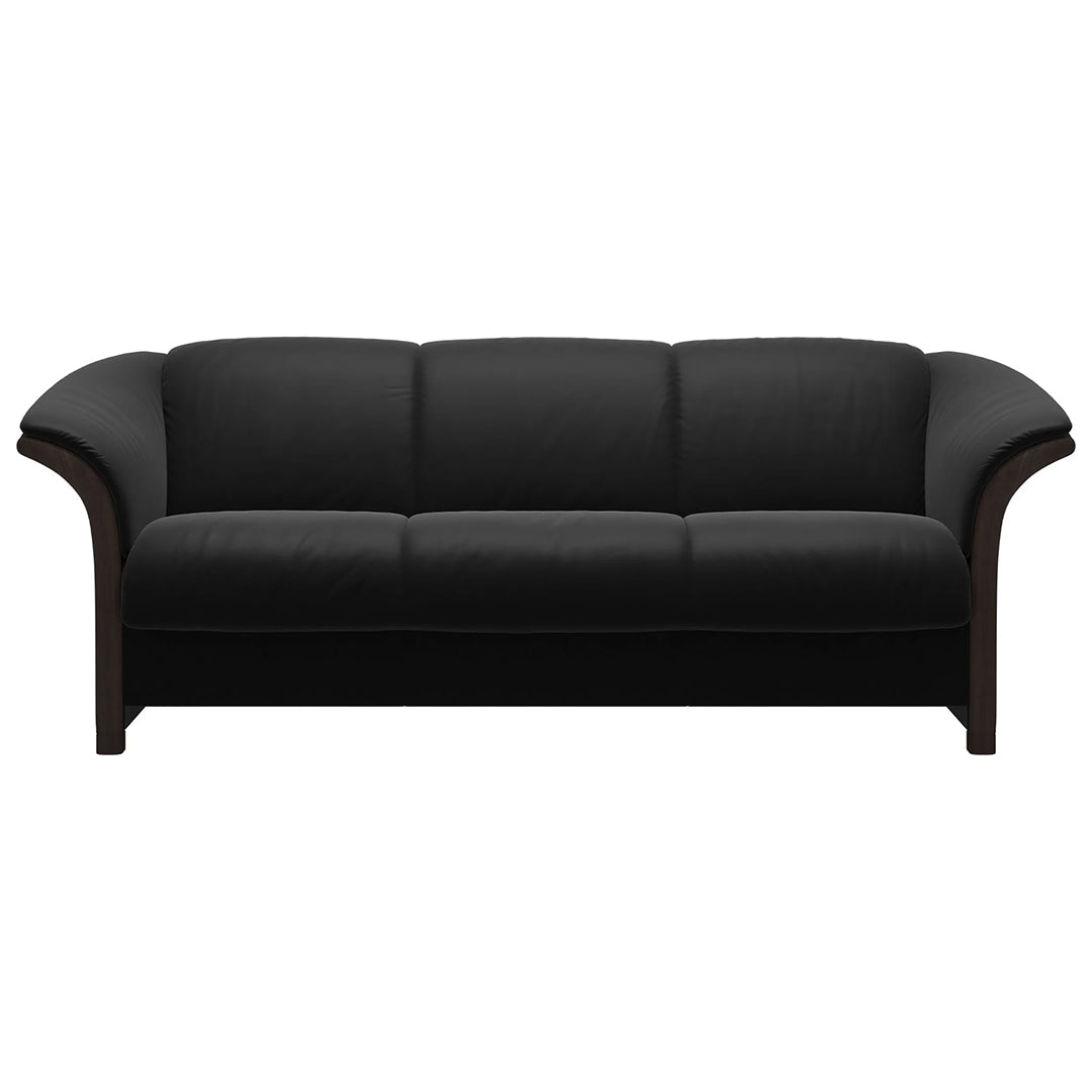Stressless® Manhattan Sofa in Black/Wenge Base