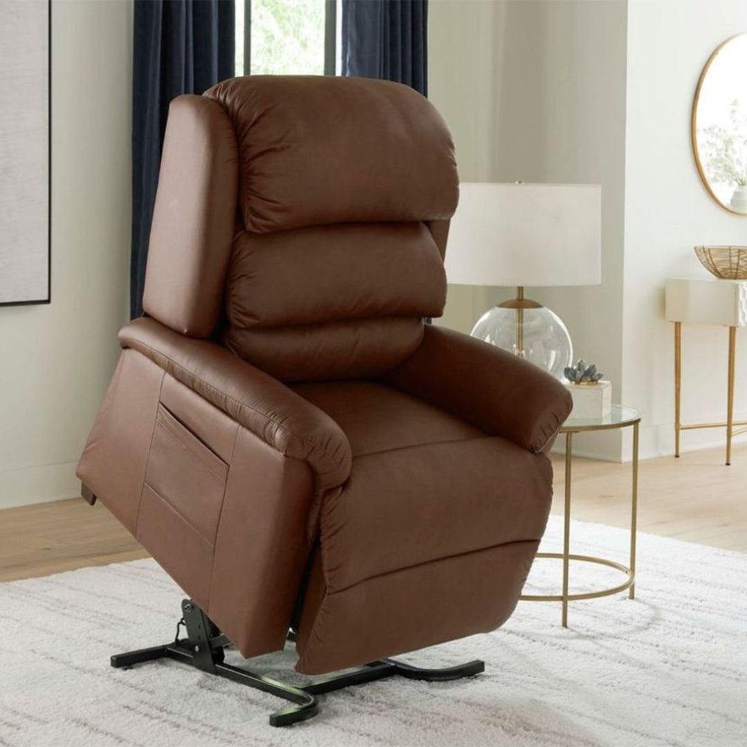 Polaris Medium Power Lift Recliner in Coffeehouse by Ultra Comfort