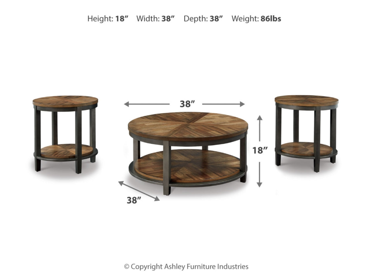 Roybeck Cocktail Table by Ashley