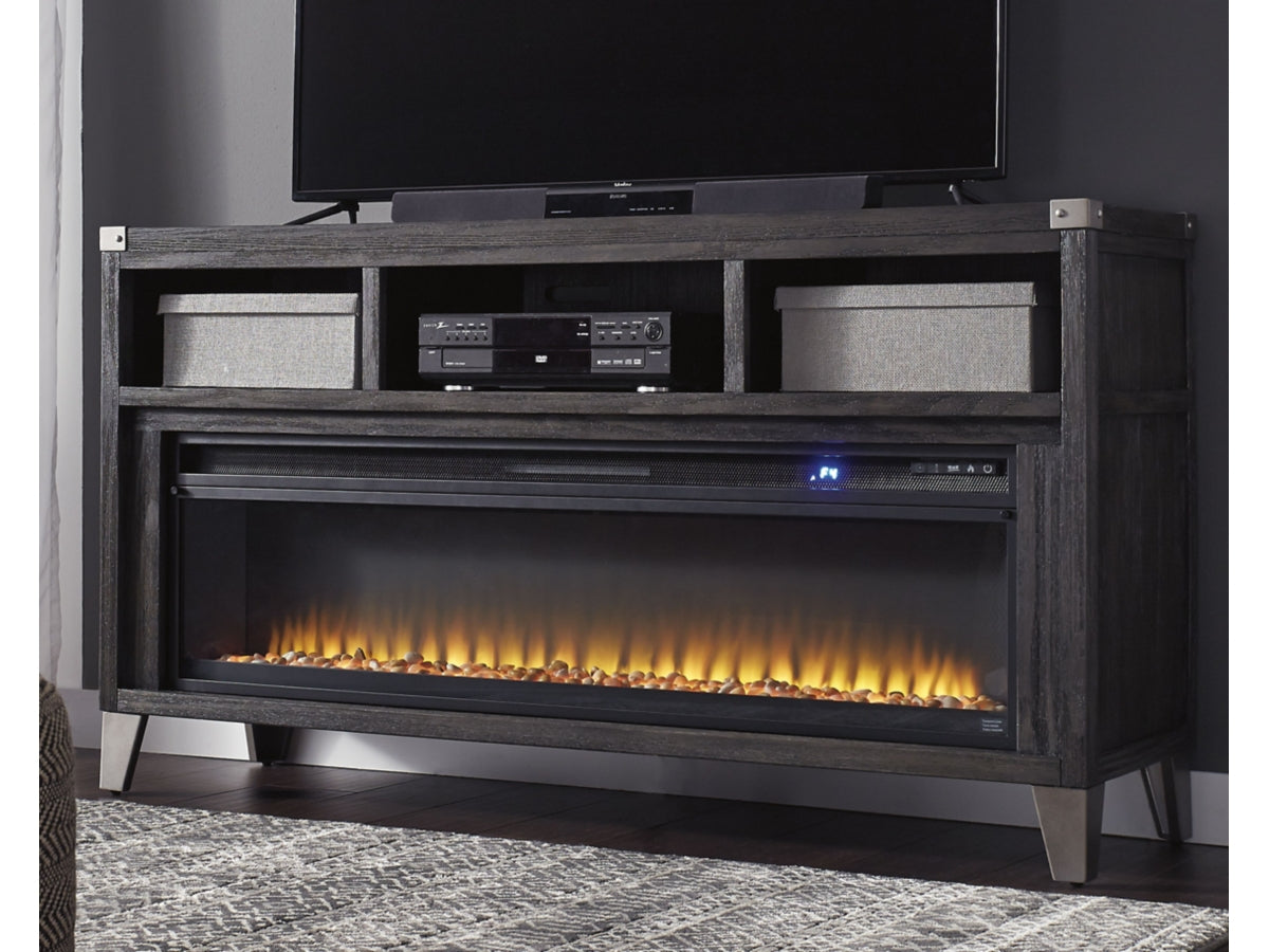 Todoe LG TV Stand with Fireplace by Ashley