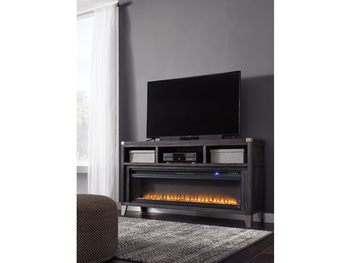 Todoe LG TV Stand with Fireplace by Ashley