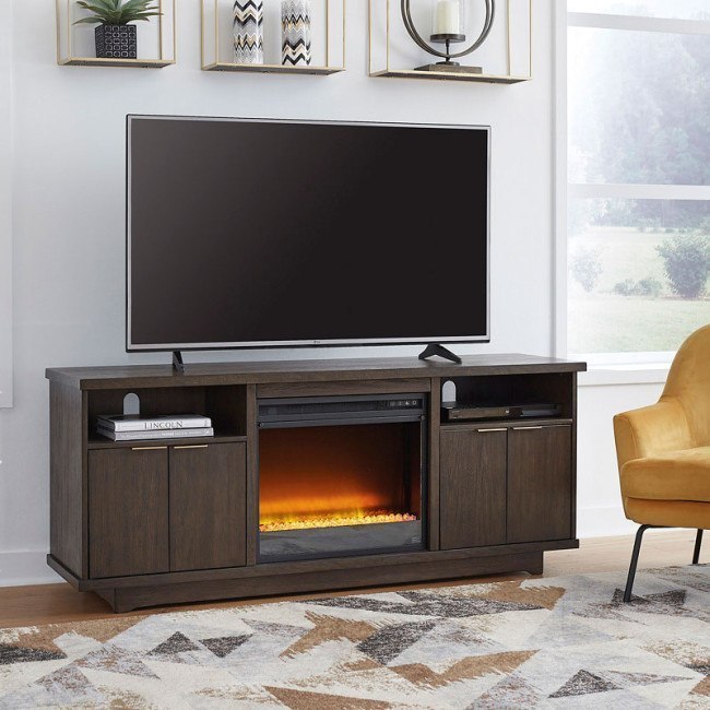 Brazburn LG TV Stand with Fireplace by Ashley