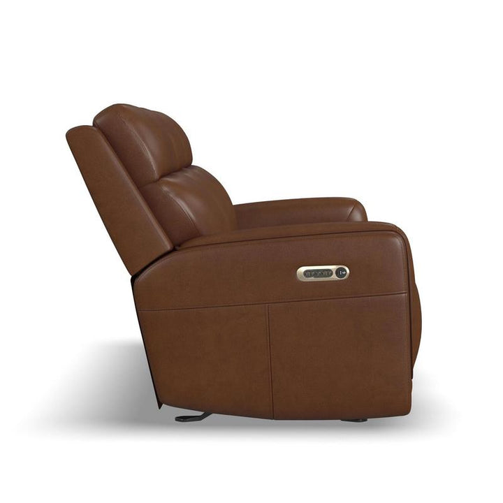 Alister Power Gliding Sofa with Power Headrests & Lumbar by Flexsteel