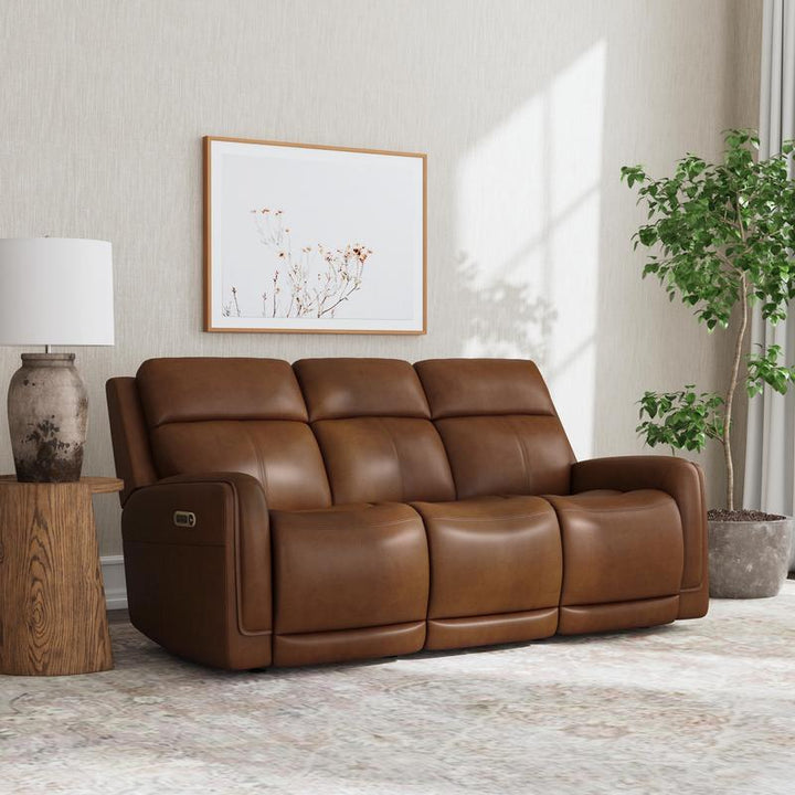 Alister Power Gliding Sofa with Power Headrests & Lumbar by Flexsteel