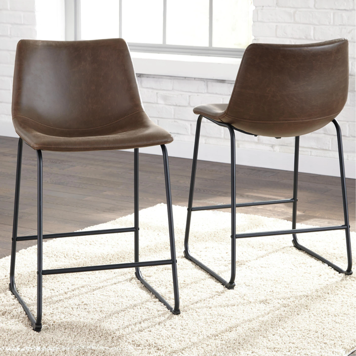 Centiar Counter Bar Stool Brown by Ashley
