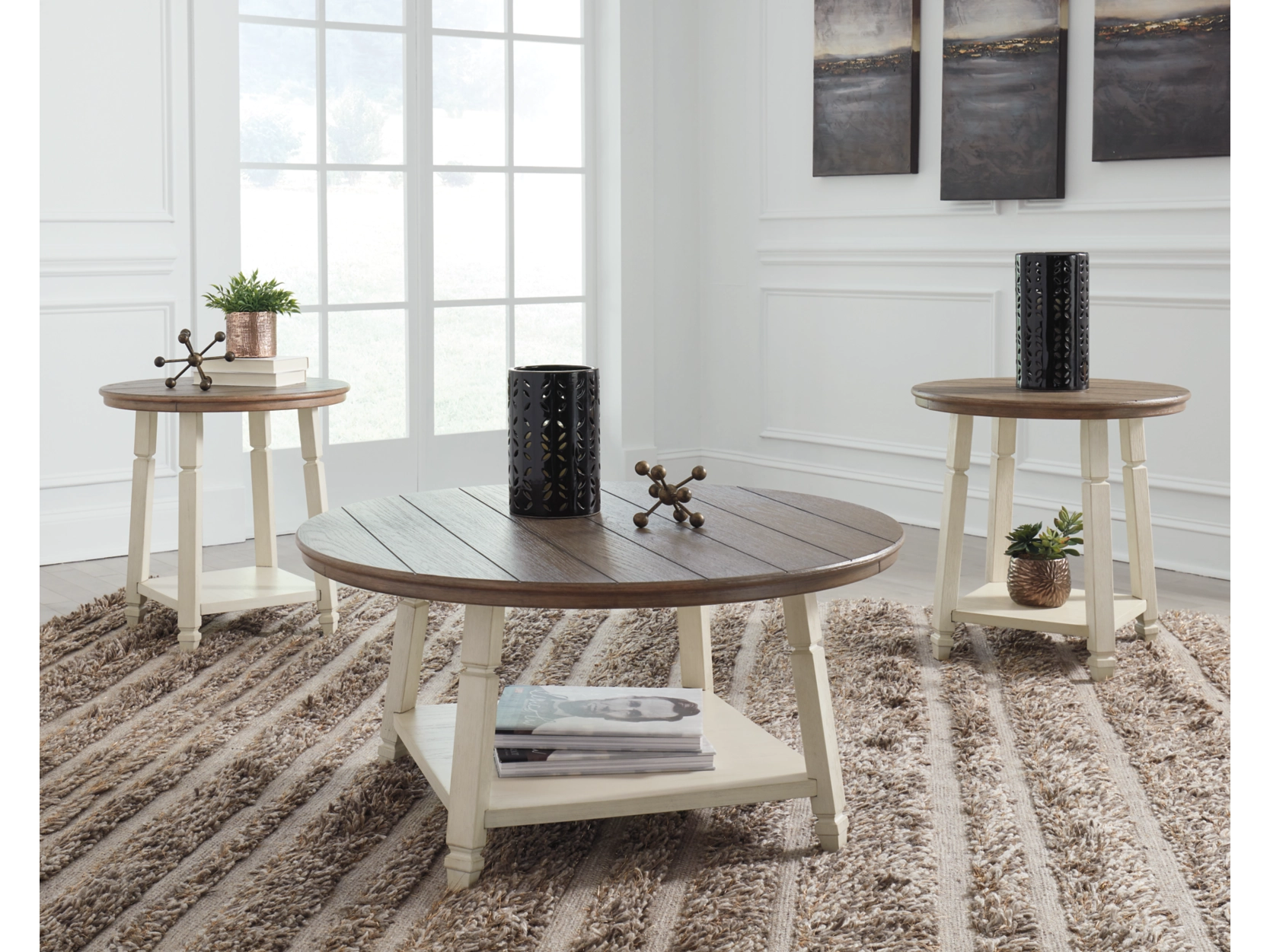 Bolanbrook Two-Tone Tables (Set of 3) by Ashley
