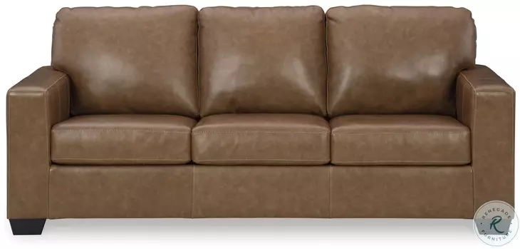 Bolsena Caramel Leather Sofa by Ashley