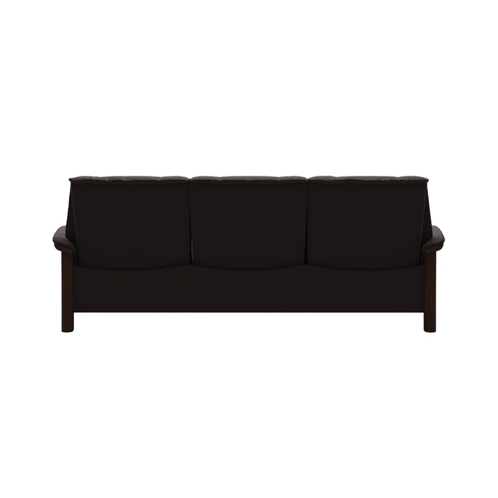 Stressless® Buckingham Lowback Sofa in Chocolate/Brown Base