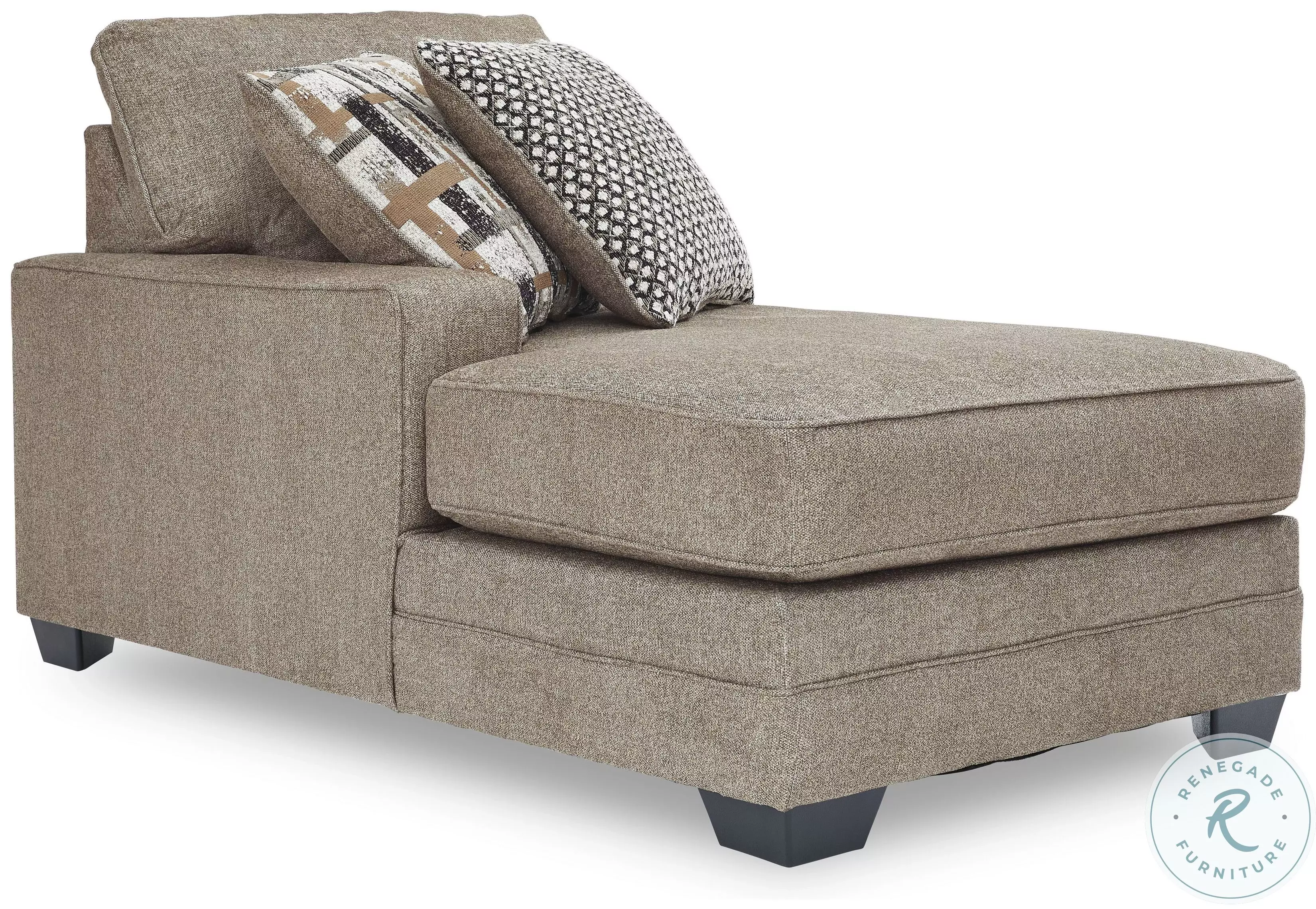 Cannonbrook Nutmeg 3-Piece Sectional with Chaise by Ashley