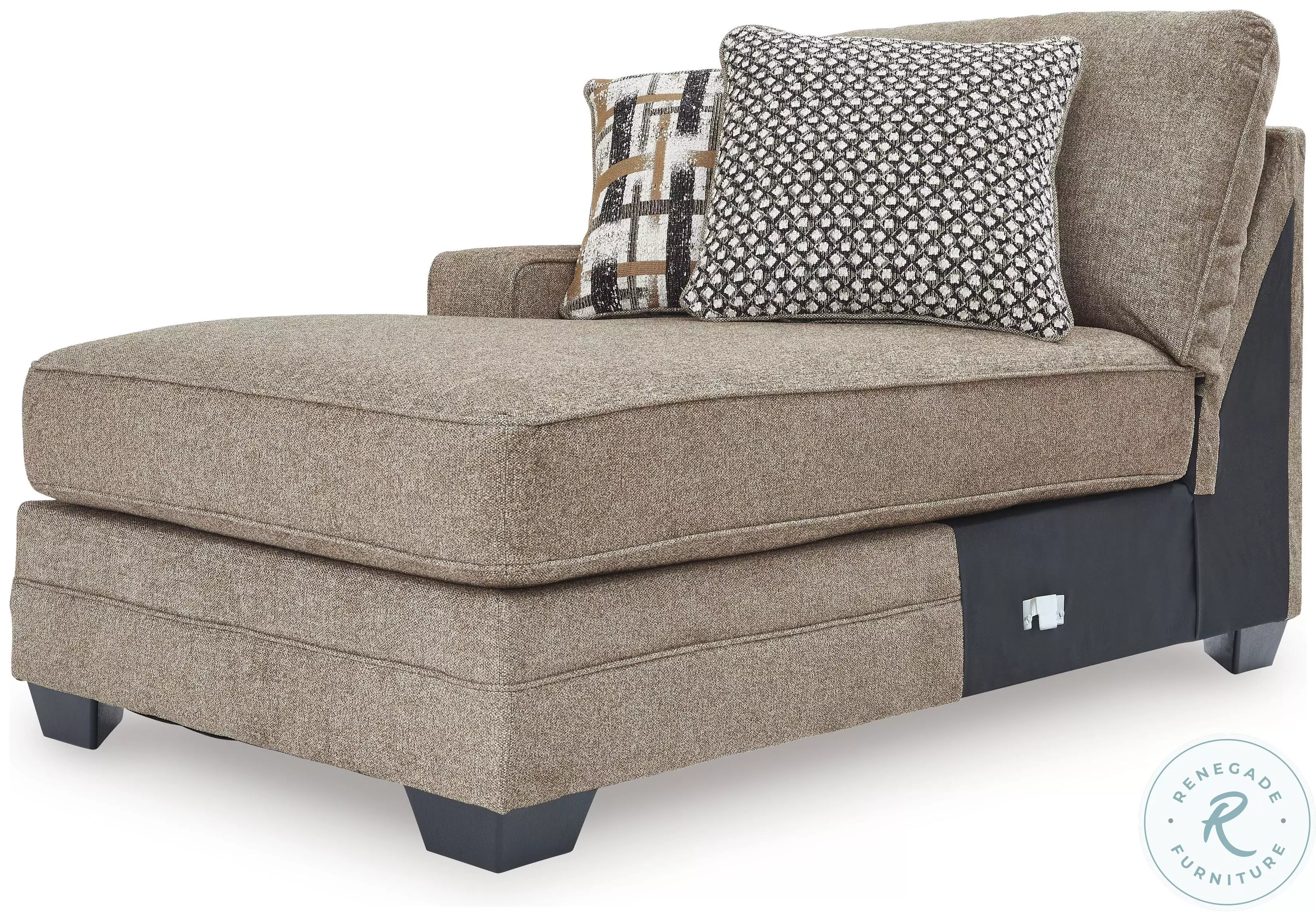 Cannonbrook Nutmeg 3-Piece Sectional with Chaise by Ashley
