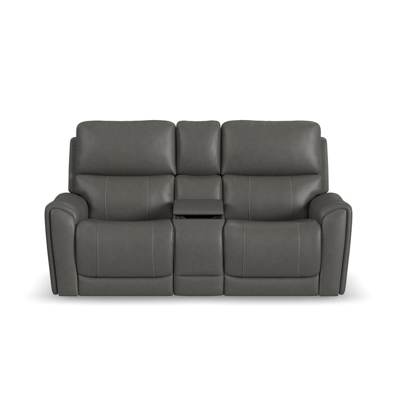 Carter Power Reclining Loveseat with Console by Flexsteel