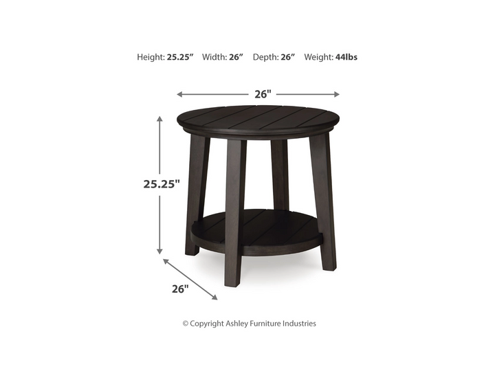 Celamar Round End Table by Ashley