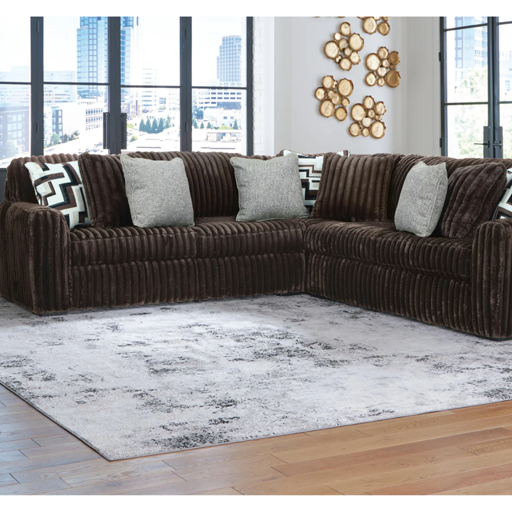Midnight Madness 3 pc Sectional by Ashley
