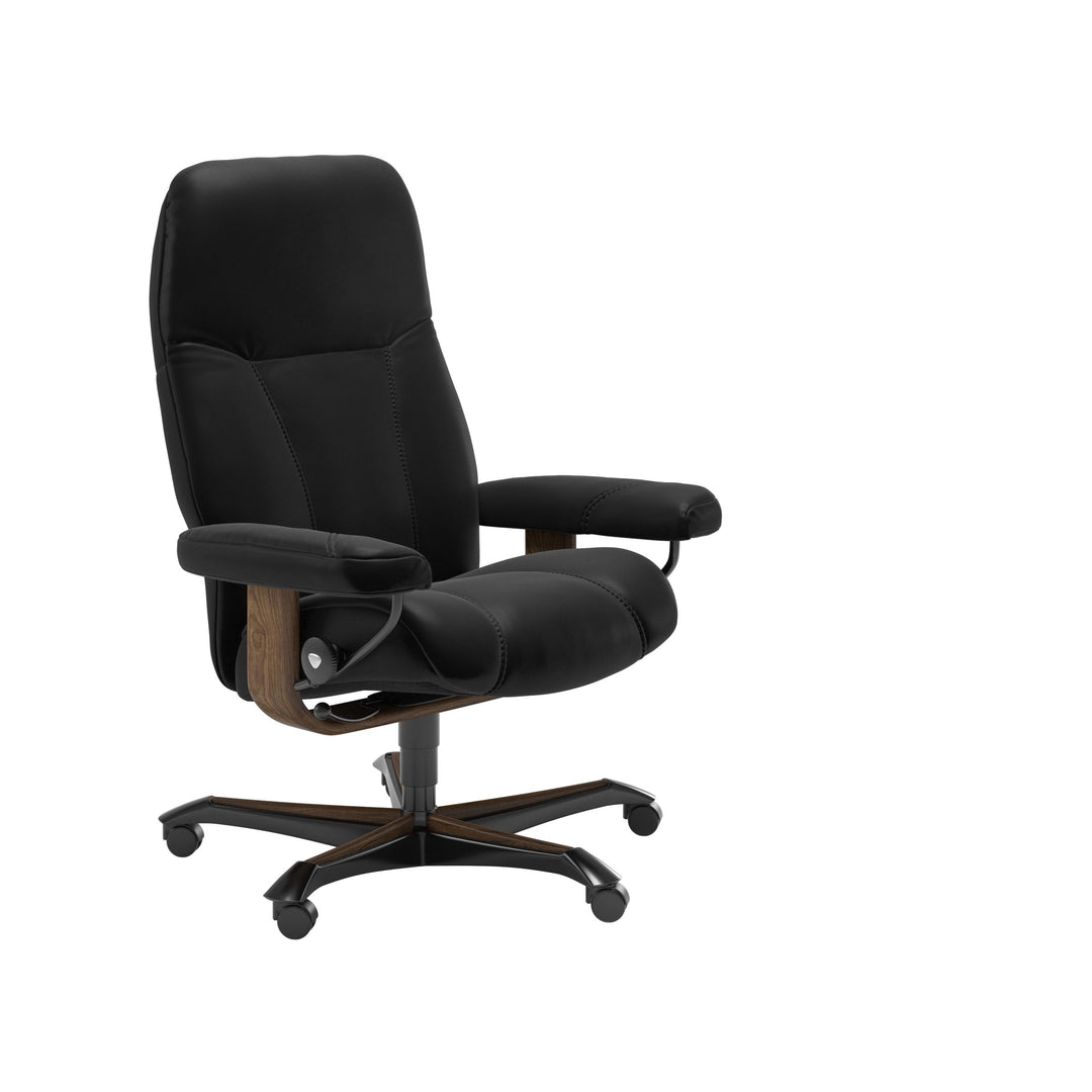 Stressless Consul Office Chair in Black