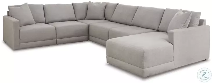 Katany Modular Shadow 6-Piece Sectional in Shadow by Ashley