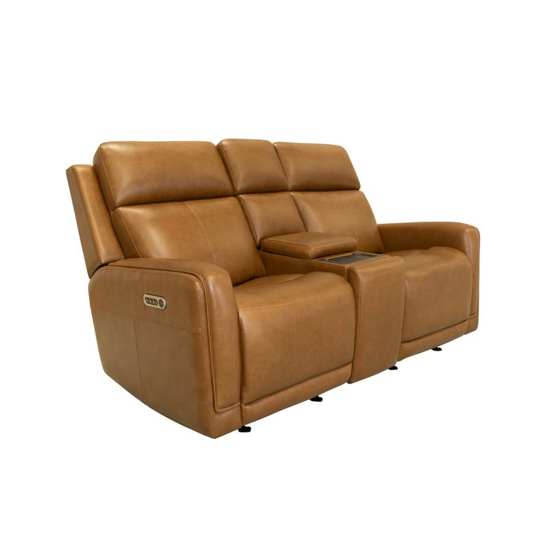 Alister Loveseat with Console with Power Headrest and Lumbar by Flexsteel