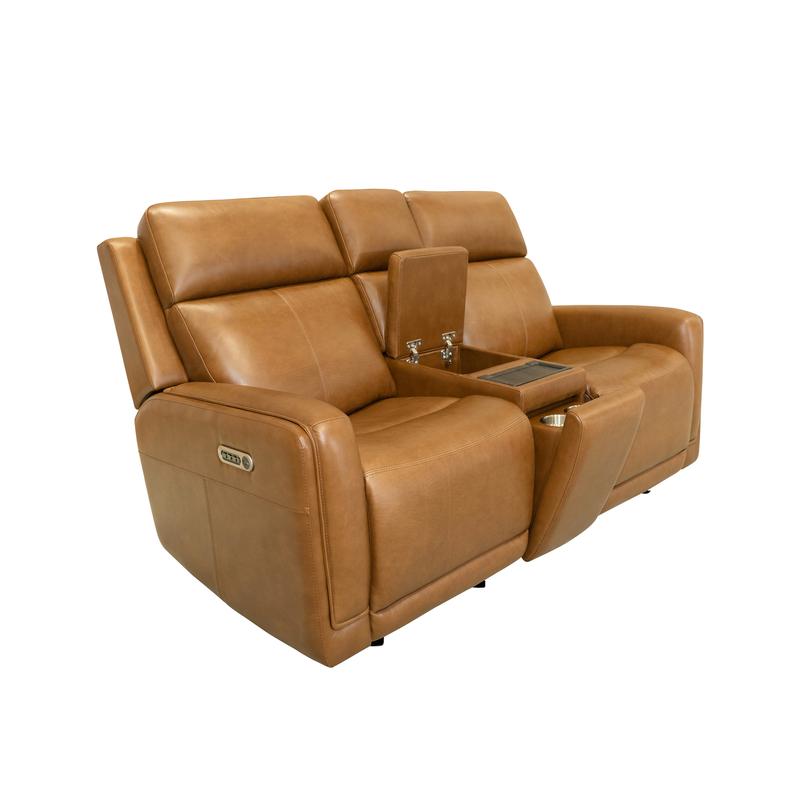 Alister Loveseat with Console with Power Headrest and Lumbar by Flexsteel