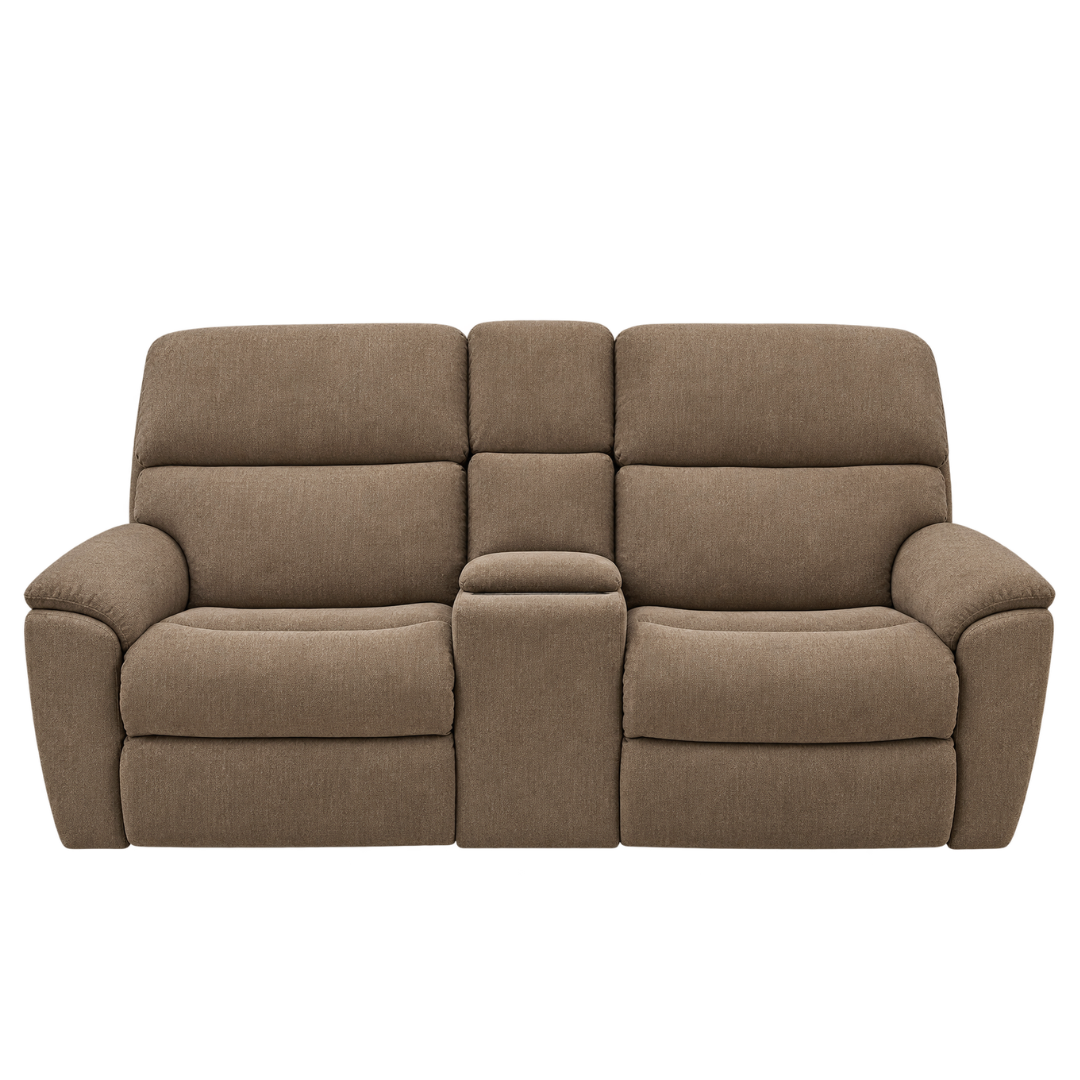 Porter Power Reclining Loveseat with Console, Power Headrest, & Lumbarby Flexsteel