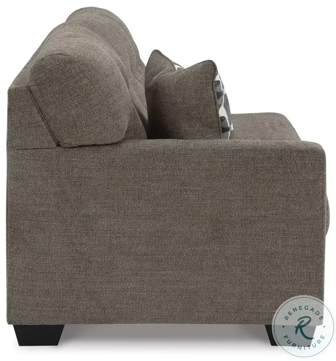 Mahoney 2-Piece Chocolate Sectional  by Ashley