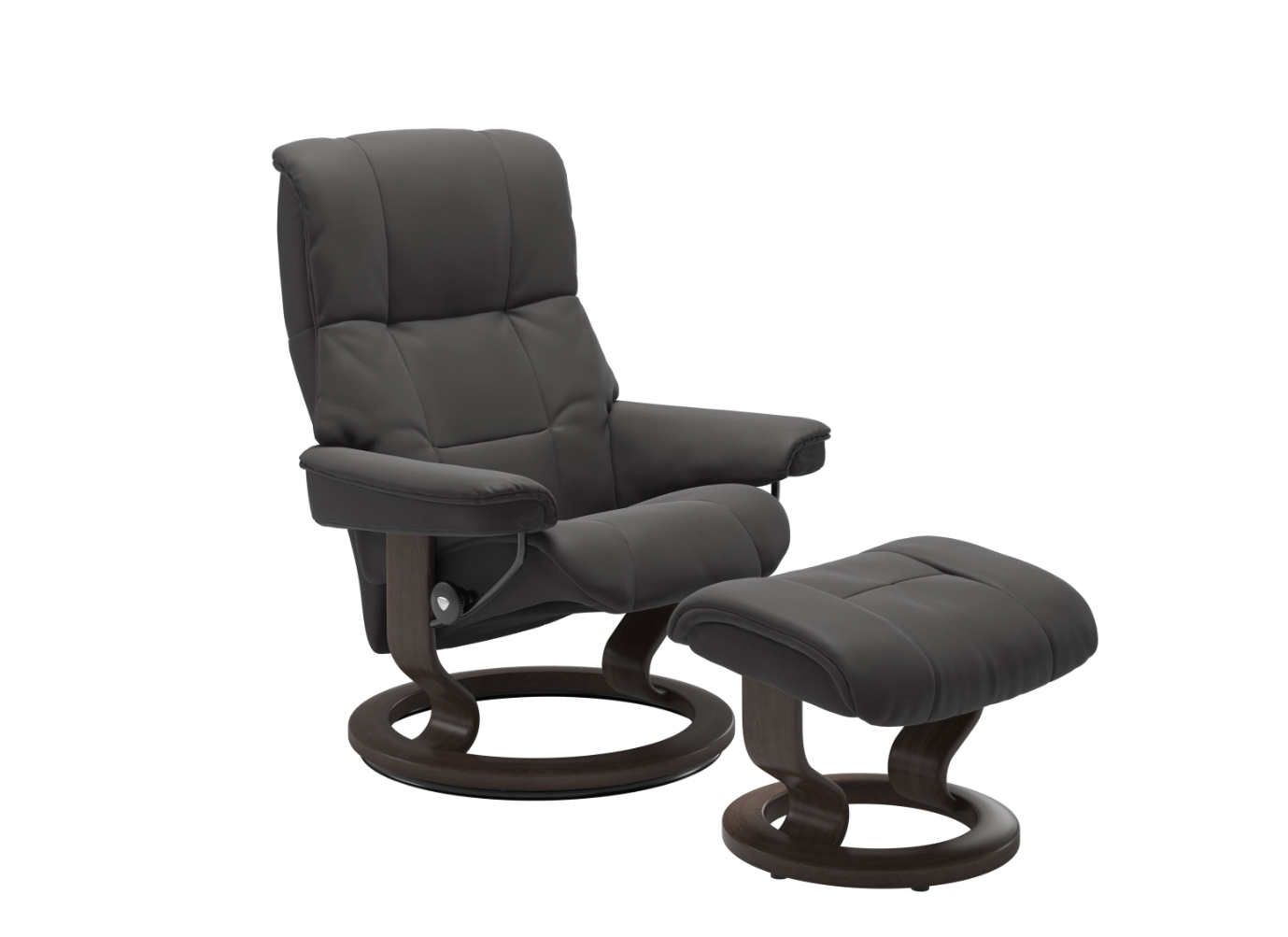 Stressless® Mayfair Chair and Ottoman Large in Rock