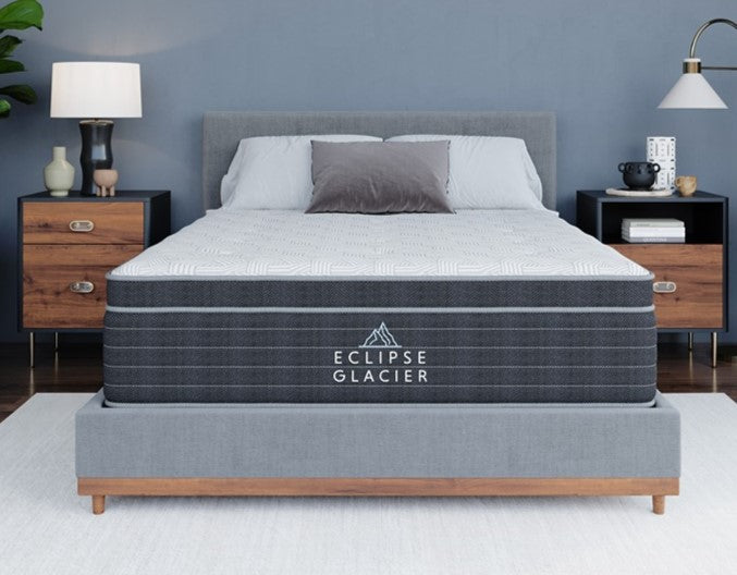 Glacier McKinley Tufted Euro Top Medium-Firm Mattress by Eclipse