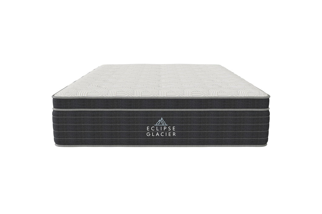 Glacier McKinley Tufted Euro Top Medium-Firm Mattress by Eclipse