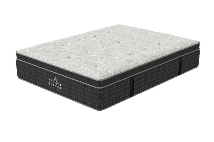 Glacier McKinley Tufted Euro Top Medium-Firm Mattress by Eclipse