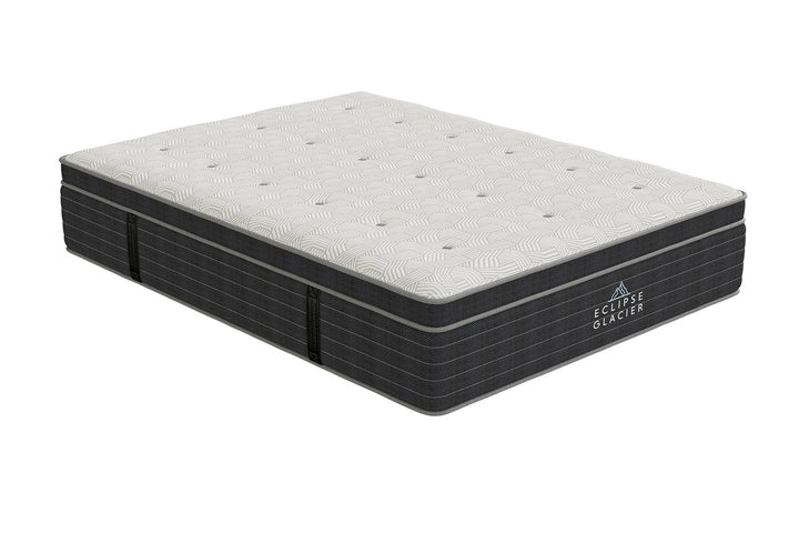 Glacier McKinley Tufted Euro Top Medium-Firm Mattress by Eclipse