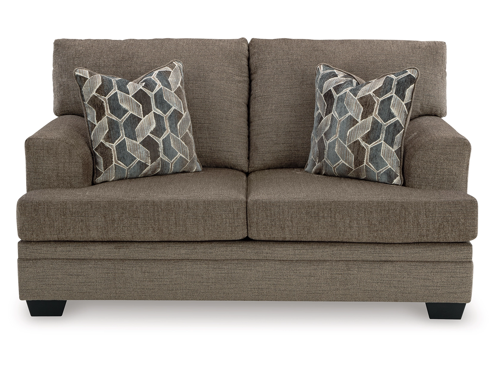 Stonemeade Fabric Loveseat in Nutmeg by Ashley