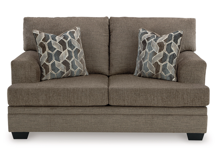 Stonemeade Fabric Loveseat in Nutmeg by Ashley