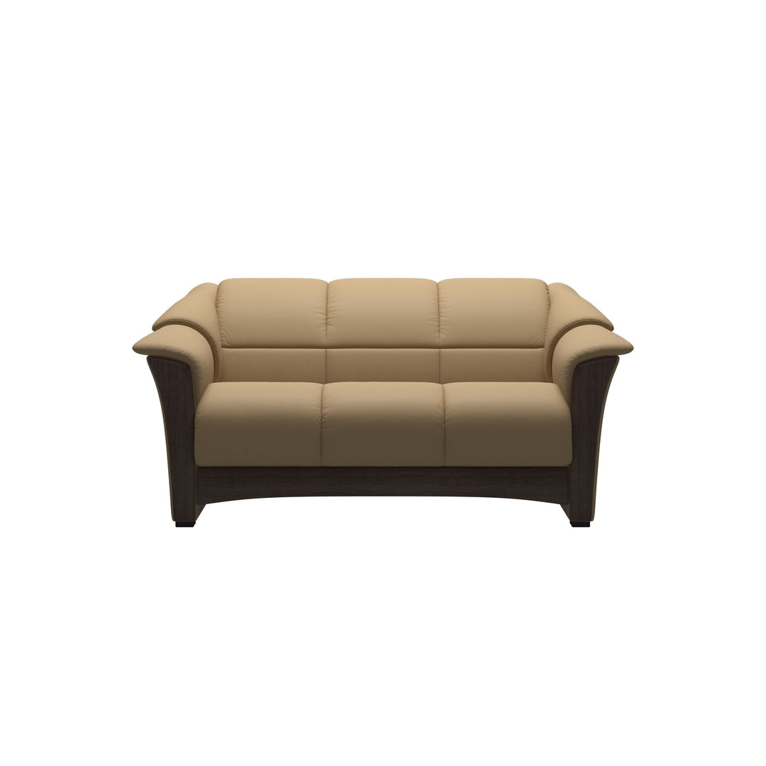 Stressless® Oslo Loveseat in Sand/Wenge Base