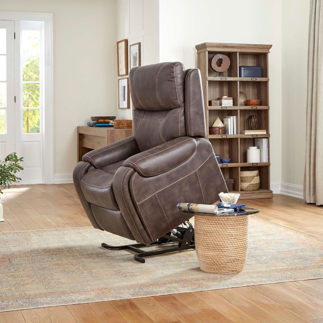 Sedona Medium Power Lift Chair Recliner in Graphite by Ultra Comfort