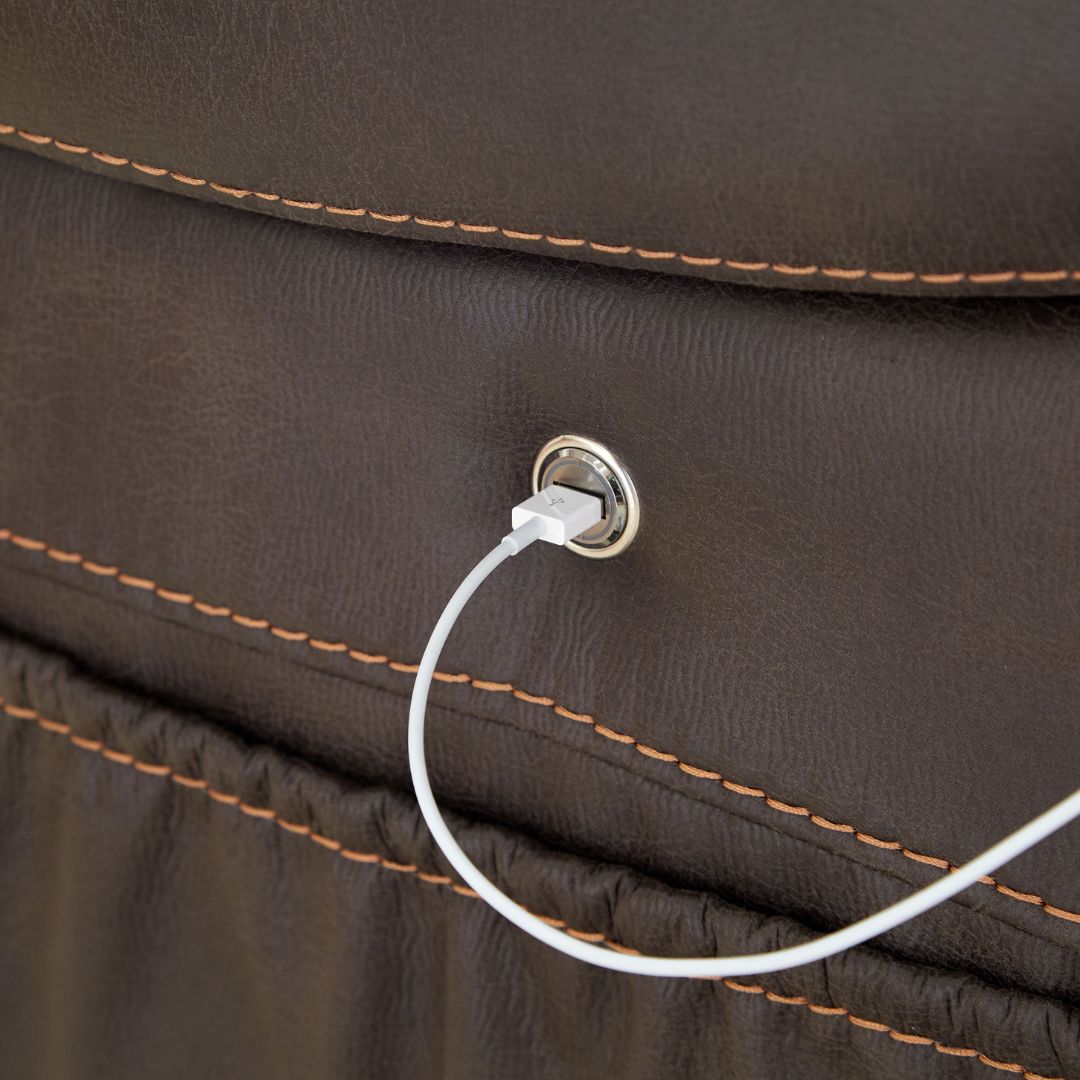 Sedona Medium Power Lift Chair Recliner in Graphite by Ultra Comfort