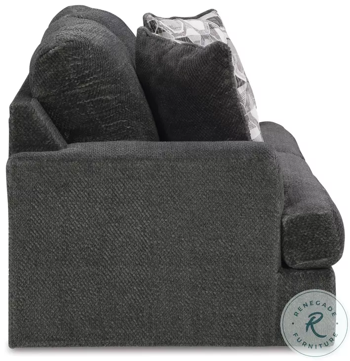 Karinne Smoke Loveseat by Ashley