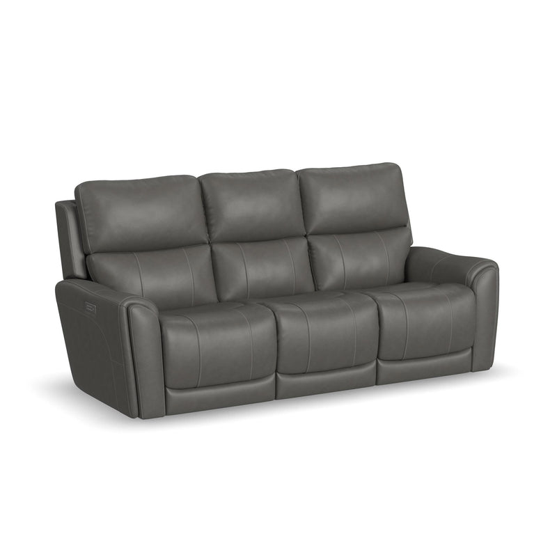Carter Power Reclining Sofa with Console by Flexsteel