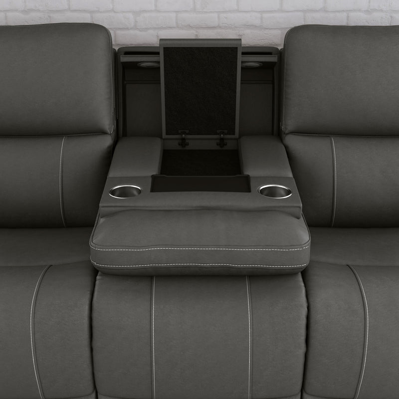 Carter Power Reclining Sofa with Console by Flexsteel